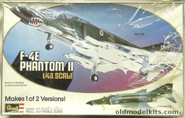Revell 1/48 McDonnell-Douglas F-4E or F-4F Phantom II - USAF or JG74 Luftwaffe, H289 plastic model kit